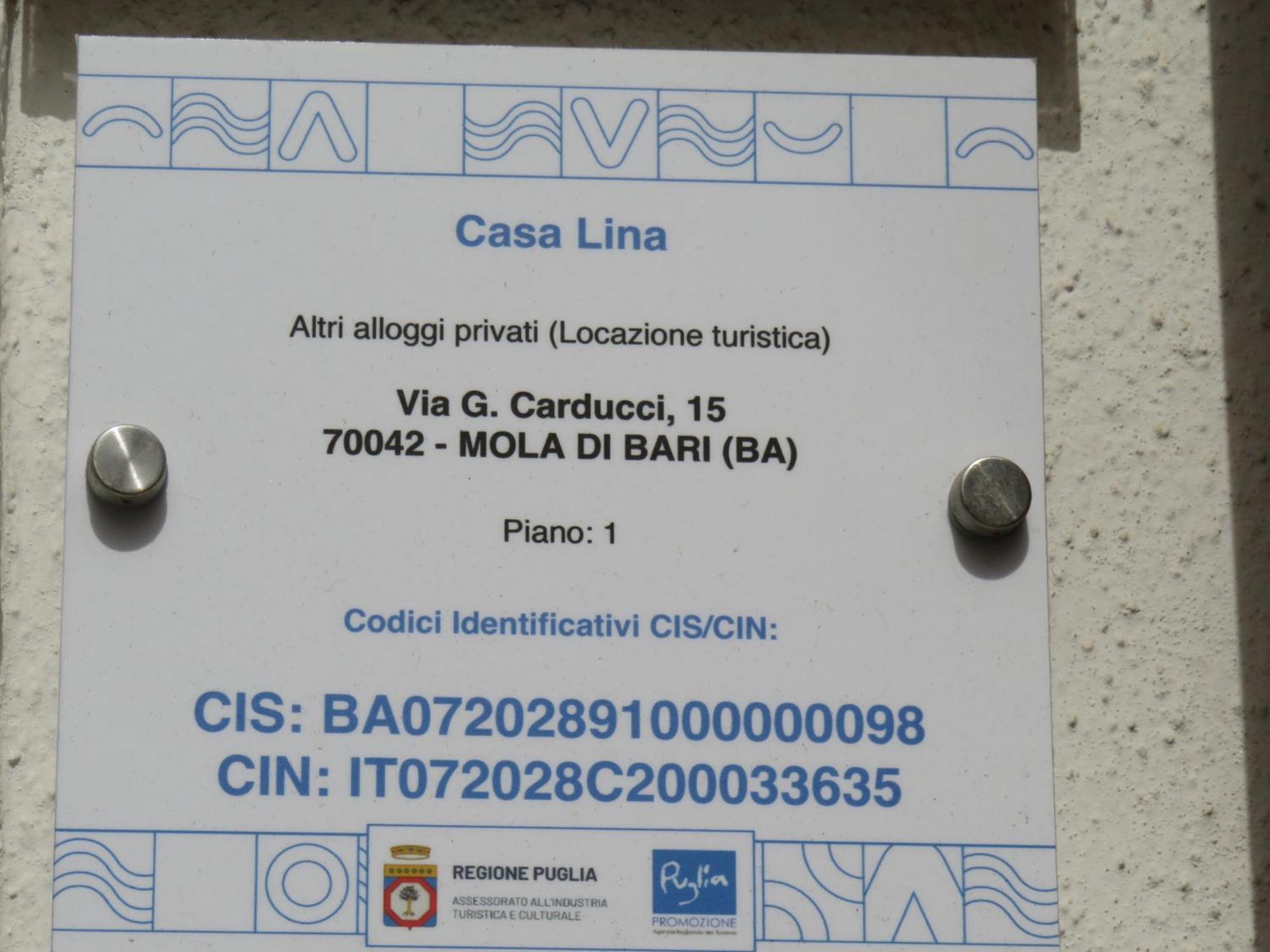 Apartamento Casa Lina Mola di Bari Exterior foto